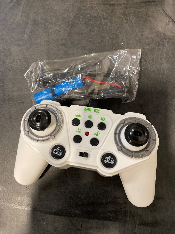 Photo 1 of Remote Control Dump Truck, 11CH RC Dump Truck for &, 1:24 Scale RC Construction Vehicle Toy with Lights & Sounds, 1 Batteries, Christmas Birthday Gift for Teens 3-12, White