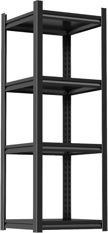 Photo 1 of (44H×15W×15D-4 Tier) Garage Shelving, Metal Shelves for Storage, Standing Shelves, Heavy Duty Shelving With Adjustable Shelf for Garage Kitchen Warehouse Pantry Basement