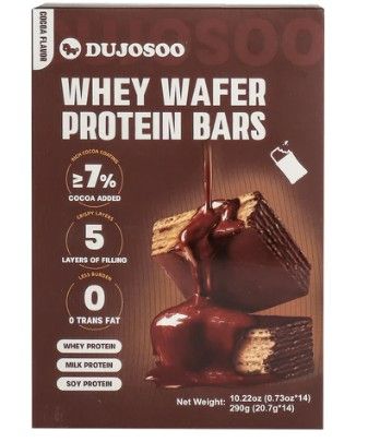 Photo 1 of Dujosoo Protein Wafer Bars Cocoa Flavor
