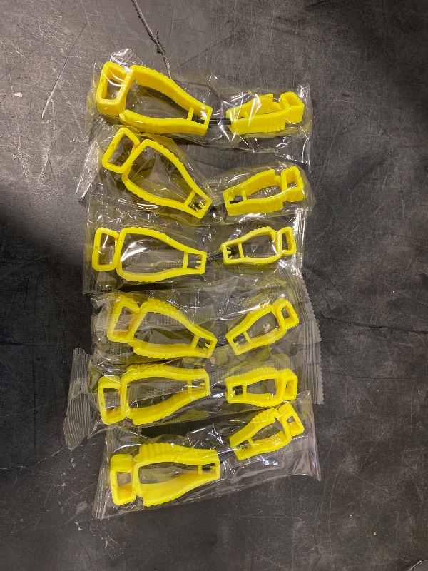View 2 of 6PCS Glove Clips - Heavy Duty Glove Clip for Work, Adjustable Glove Clamps for Work Clips (Construction/Motorcycle)