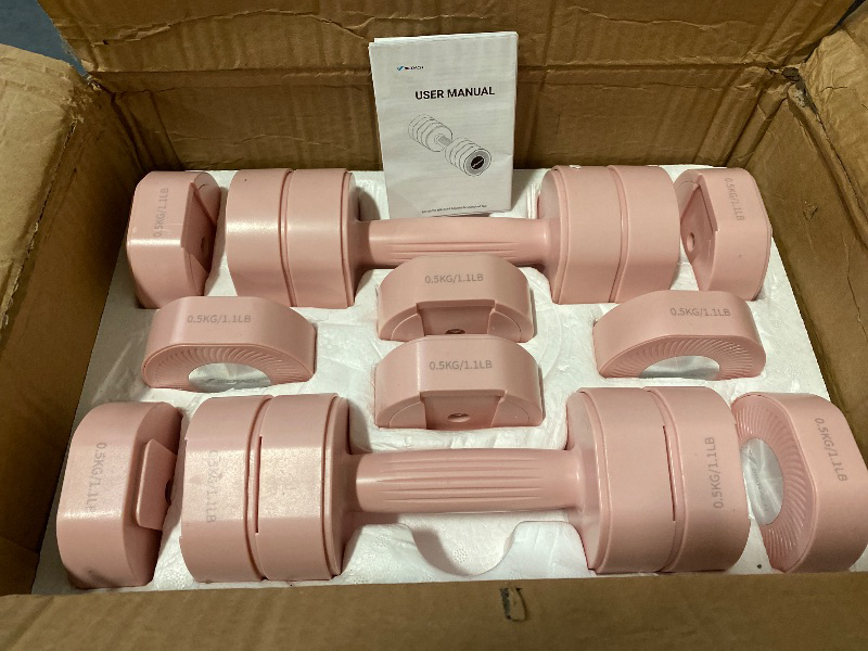 Photo 1 of Merach Adjustable Dumbbell (Pink)