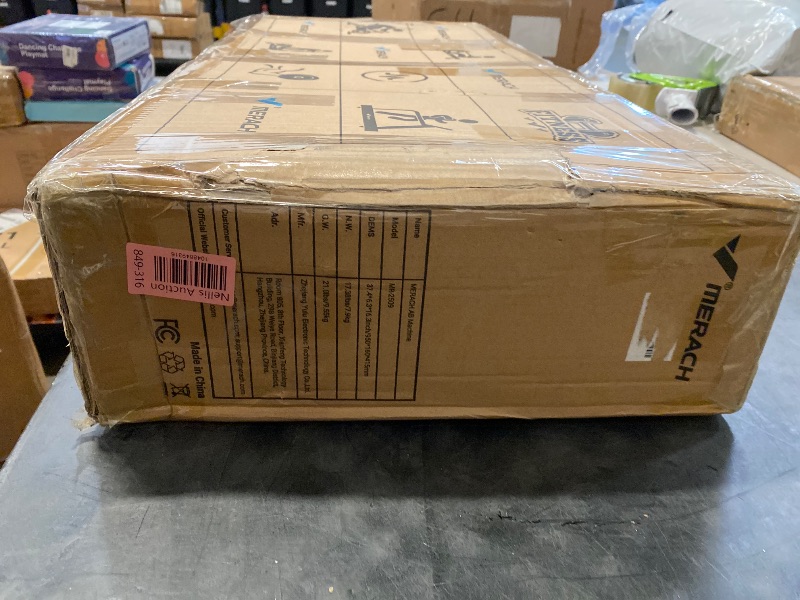 Photo 1 of Ab Machine, Adjustable Ab Trainer Machine, Ab Workout Equipment for Home Gym, Ergonomic Arc Track for Better Abs, Foldable Workout Machine for Full Body Workout Home Exercise