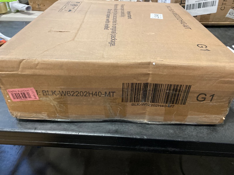 Photo 1 of Black 21.65 in. H Wavy Nightstands /Side Table