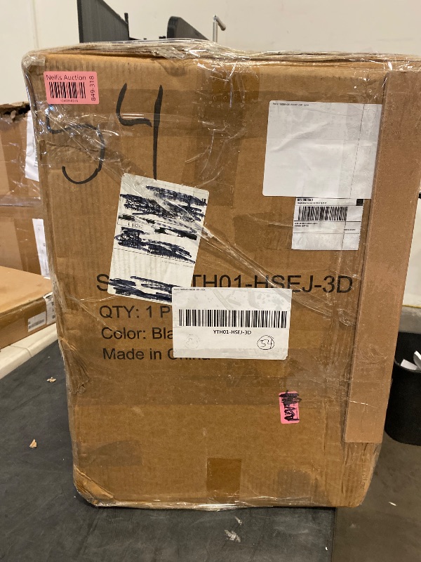 Photo 1 of 3 Drawer File Cabinet for Home Office, Under Desk Mobile Filing Cabinet with Lock for A4-Size/Letter-Size/Legal-Size, Black (HSEJ-3D)