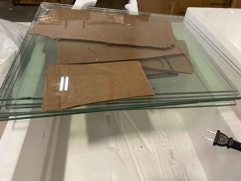 Photo 1 of (RED) 25.5'' Food Warmer Display Hot Food Countertop Case Commercial Buffet Restaurant Heated Cabinet 3 Tier Food Showcase for Catering Pizza Empanda Pastry Patty Warmer