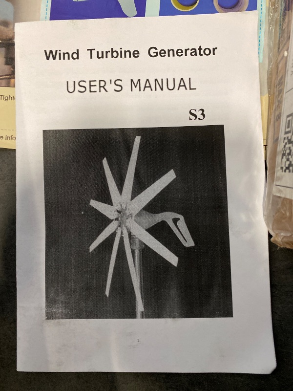 Photo 1 of Wind Turbines,Wind Turbine Generator Kit,White Wind Turbines 8 Blades with Charge Controller for Home, (24V)
