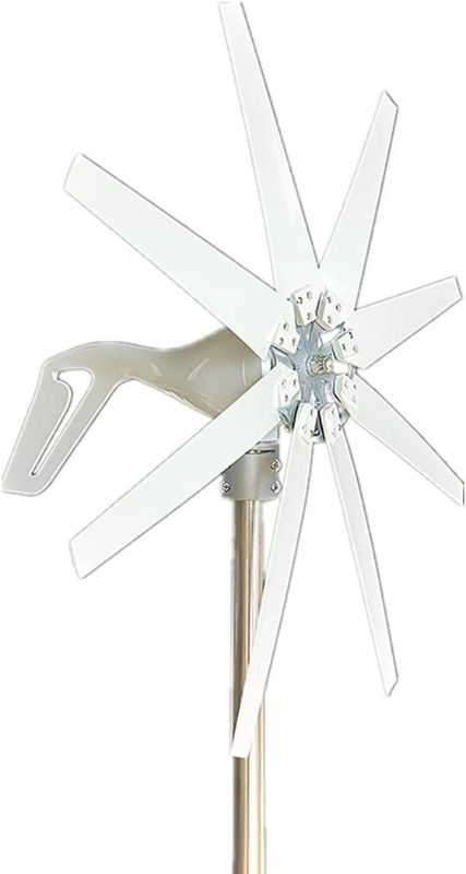 Photo 1 of Wind Turbines,Wind Turbine Generator Kit,White Wind Turbines 8 Blades with Charge Controller for Home, (24V)
