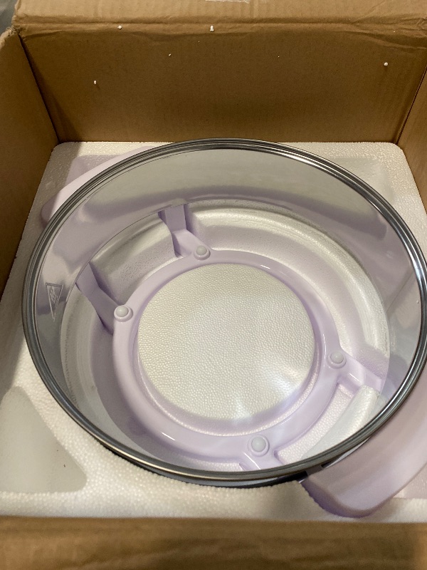 Photo 1 of 12L Convection Roaster Air Fryer Oven Turbo Electric Cooker Recipe 360° Heating,Infrared Convection, Halogen Oven Countertop, Cooking, Stainless Steel, Prepare Quick Healthy Meals White
