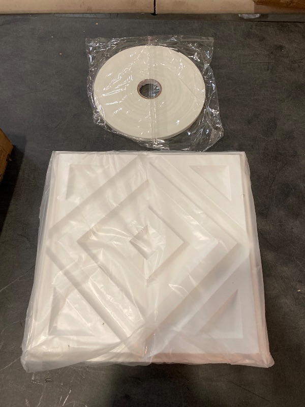 Photo 1 of 33pcs 3D Wall Panels with Illusionary Panels - PVC Modern Texture Sheets Suitable for, Bedroom, - DIY Installation (Adhesive Required) - 11.8"x11.8" (30cmx30cm) Cover 32 Sq Ft - 33 Panels