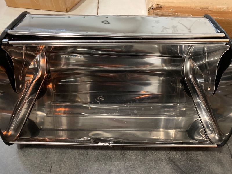 Photo 1 of HOME IT Stainless Steel Bread Box for kitchen, bread bin, bread storage Bread holder 16.5x10x8