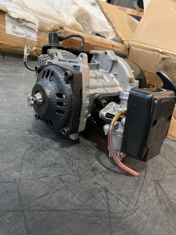 Photo 1 of 49CC Engine 2 Stroke Pull Start Racing Engine Motor Kit Starter