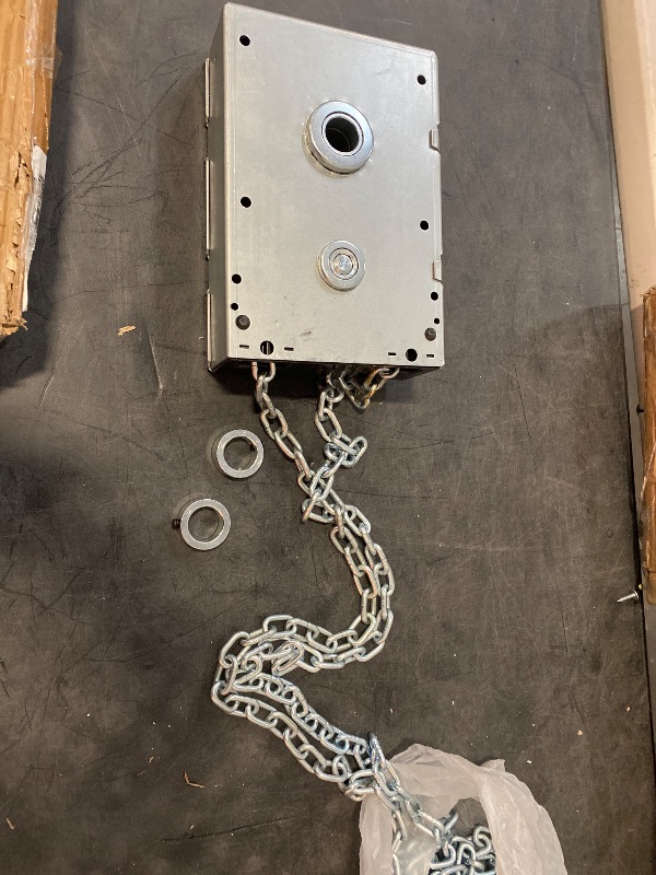 Photo 1 of Garage Door Chain Hoist,4:1 Reduced Drive Heavy Duty Jackshaft Chain Hoist with 26ft Chain for Roll Up Doors,Warehouses Garage Door Openers (4:1 Reduced Drive)
