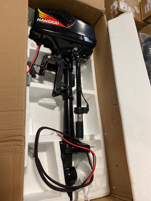 Photo 1 of 48V HANGKAI Electric Outboard Trolling Motor Boat Short Shaft Engine 1200W
