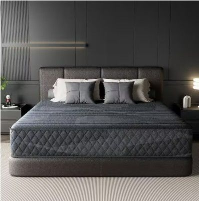 Photo 1 of Breathable Full Medium Hybrid Memory Foam 12 in. Bed-in-a-Box Mattress