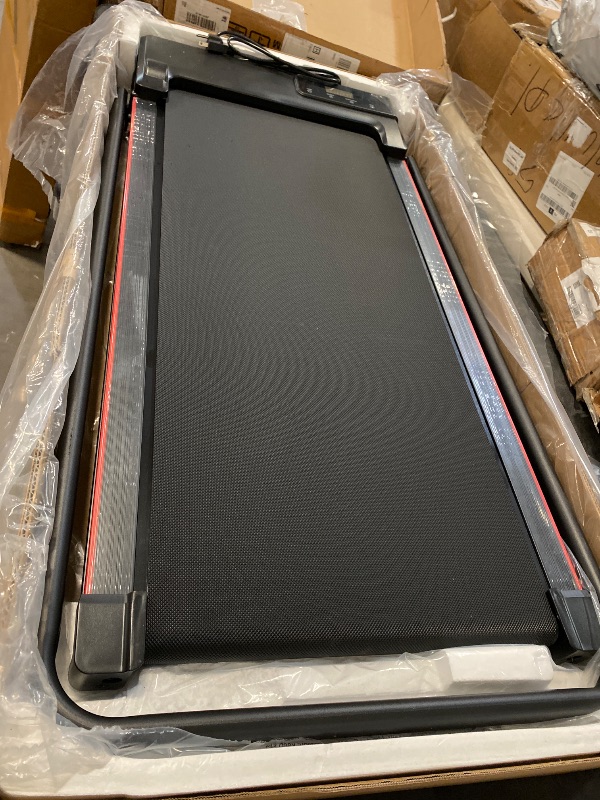 Photo 1 of Walking Pad Under Desk Treadmill, Portable Compact Electric Walking Treadmill with Remote Control for Home Office, Quiet Fitness Machine
