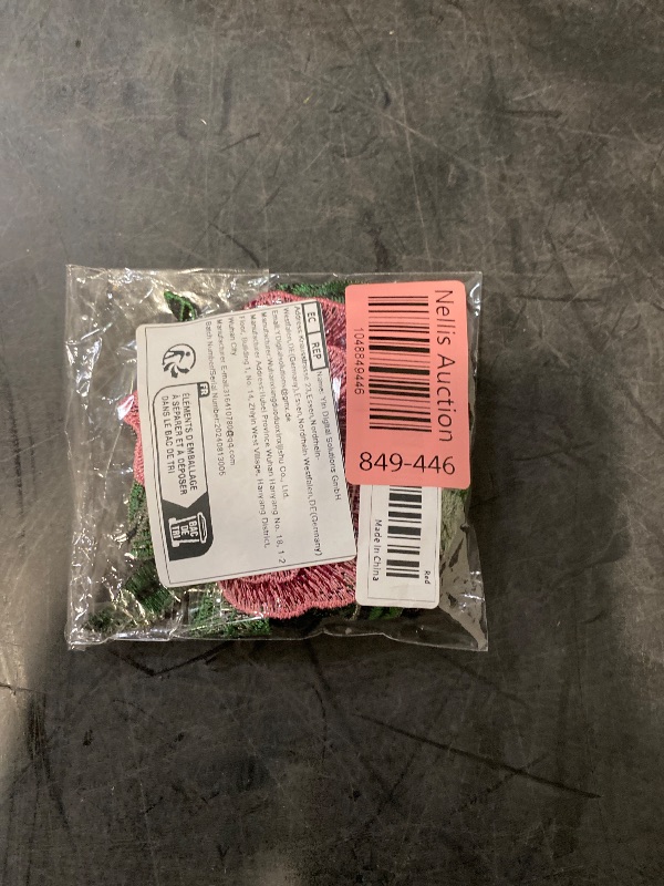 Photo 1 of Flower Embroidery Applique Pacthes Lace Fabric DIY Neckline Collar Sewing for Scrapbooking Wedding Stage Costume Accessorie
