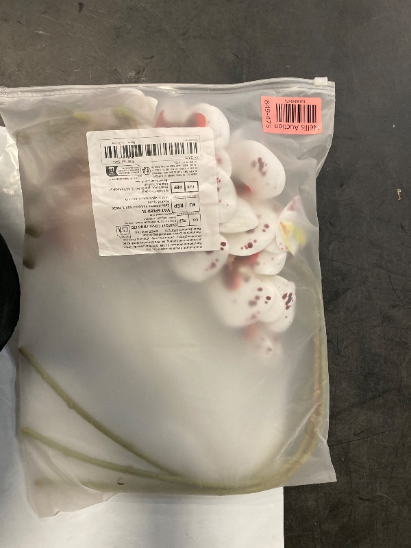 Photo 1 of Artificial Flowers 3pcs Package Artificial Phalaenopsis Flowers are Suitable for Home Decoration Wedding Party Photography Landscape and Other Occasions(White Purple)
