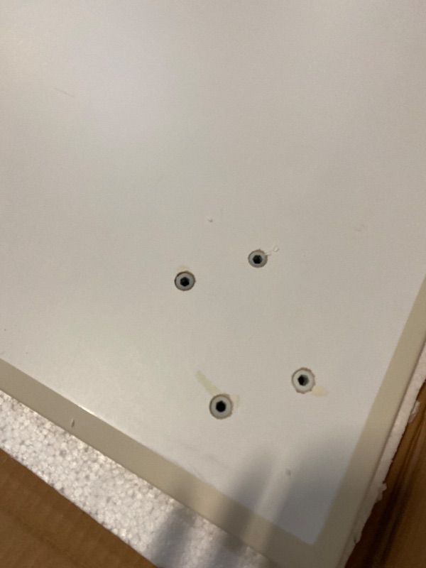 Photo 1 of (Table Top Only)  Zons Table, White, 43" L  x 27.5" W Inch