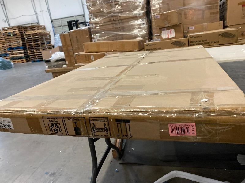 Photo 1 of (Table Top Only) Zons Table, White, 43" L x 27.5" W Inch
