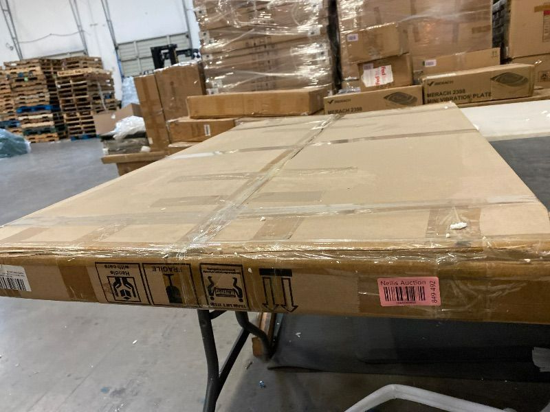 Photo 1 of (Table Top Only) Zons Table, White, 43" L x 27.5" W Inch
