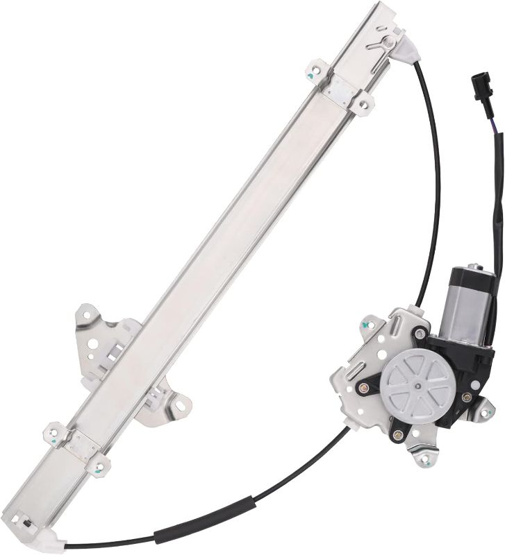 Photo 1 of Obaee 741-348 Front Driver Side Power Window Lift Regulator with Motor (2 Pins Only) Compatible with Nissan Frontier 2005-2015/ Pathfinder 2005-2010/ Xterra 2005-2015/ Suzuki Equator 2009-2010