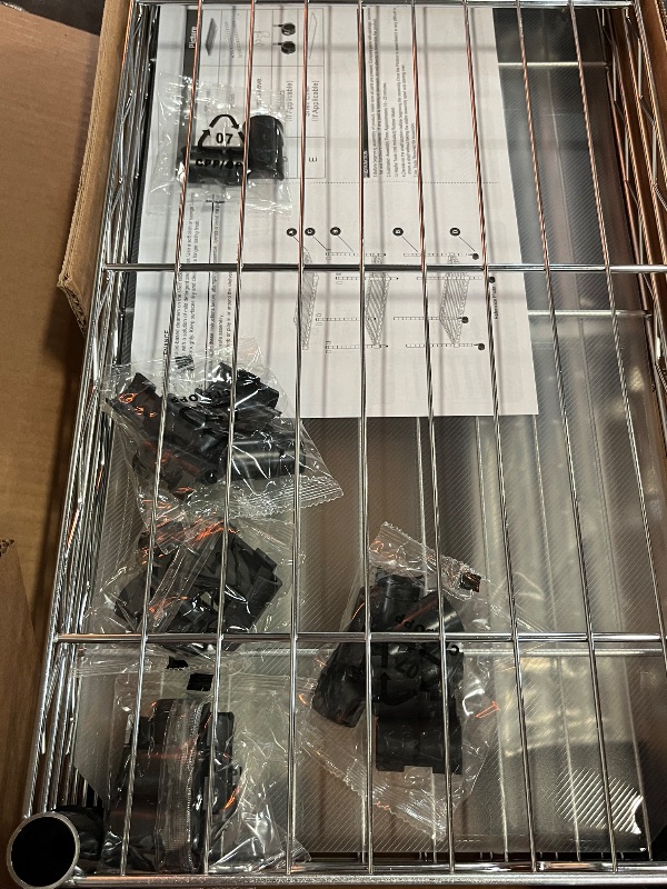 Photo 1 of 450 lbs Wire Storage Shelving 3-Tier Utility Shelving Unit Steel Organizer Wire Rack for Home,Kitchen,Office,Chrome