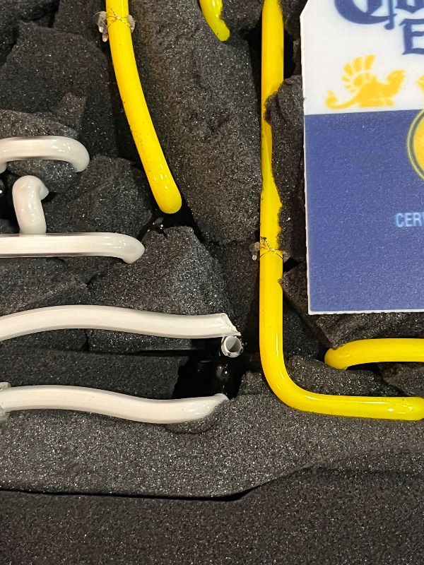 Photo 1 of Neon Signs for Wall Decor Urby Corona Extra Bottle Palm Tree Real Glass Light Sign Home Beer Bar Pub Recreation Room Game Room Windows Garage Sign 20x24inch Neon Tubing