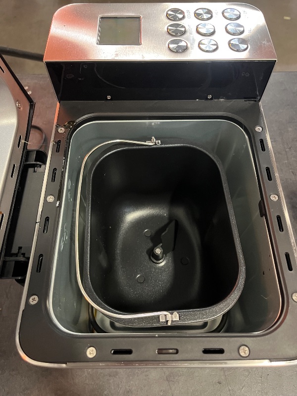 Photo 1 of 2LB Bread Maker Machine, OSIPOTO 17 in 1 Automatic Stainless Steel Bread Machine, Non-stick, Beginner-Friendly Controls, 15 Hour Timer, Easy to Clean Low Noise, High Success Rate for Homemade Bread
