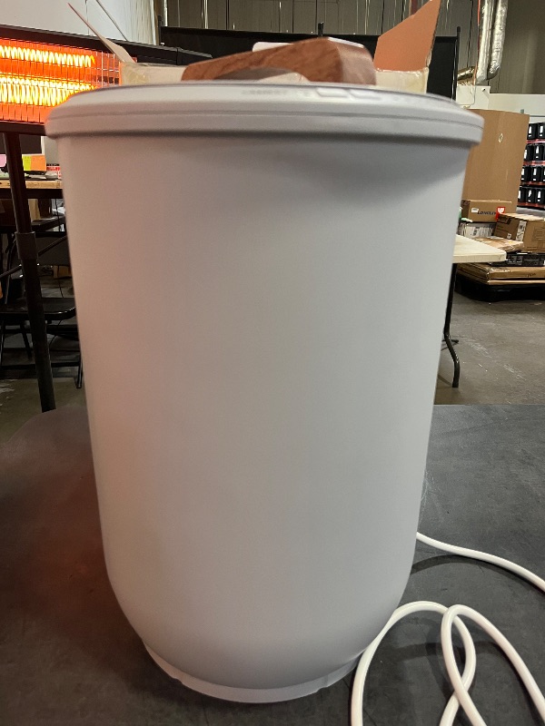 Photo 1 of *Grey* Ultra Large Capacity Towel Warmer Bucket, Rapid Heating with Timer, One-Button Control, Safety Lock, Perfect for Home and Spa
