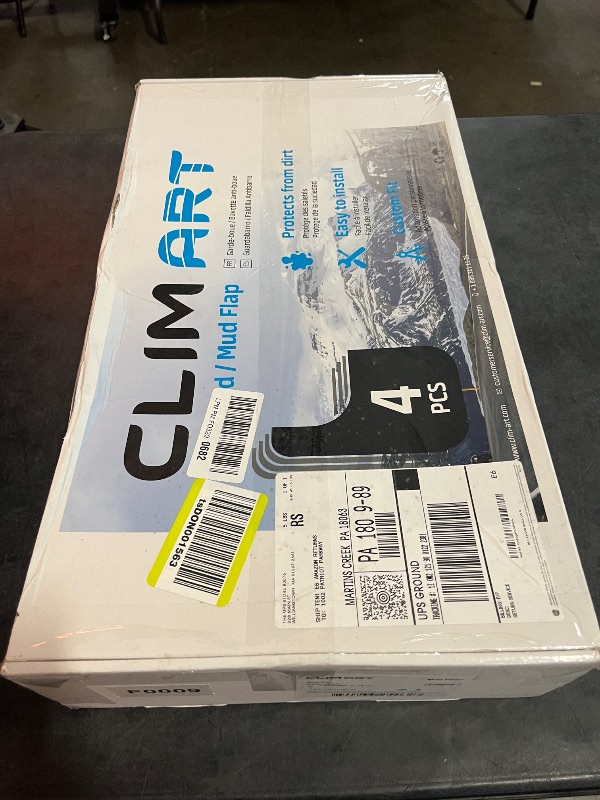 Photo 1 of CLIM ART Custom Fit Mud Flaps for Jeep Wrangler JL Unlimited 2018-2026, 4 pcs, Easy to Install, Road and Weather Resistant Thermoplastic, Car Accessories - MF1418110
