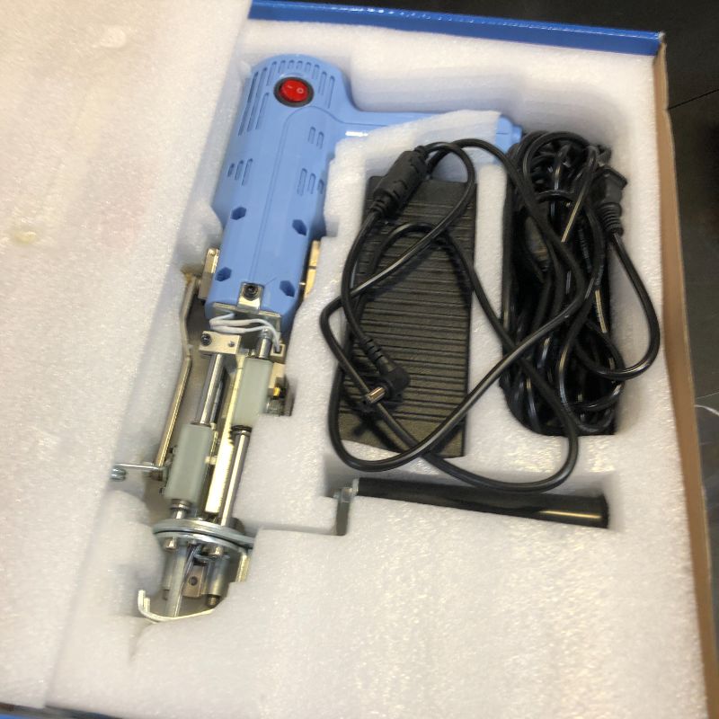 Photo 1 of Tufting  2 In 1, Loop Pile Cut Pile Rug Gun Machine Starter Kit, New Upgrade Electric Carpet Tufting Kit for Rug Making