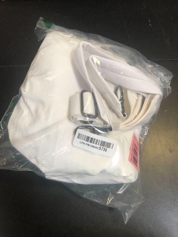 Photo 1 of FODOKO Hobo Crossbody Bags 2.0, 19L Large Totes Handbags with Straps for Women, Multi Nylon Shoulder Bags for Gym Travel White