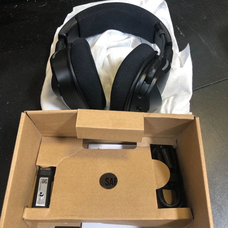 Photo 1 of Corsair Void v2 Wireless Gaming Headset with Bluetooth for PC, PS5, PS4, Switch, Mobile – Dolby Atmos, 70 Hr Battery, Dual Wireless, Lightweight, Fast Charging – Carbon