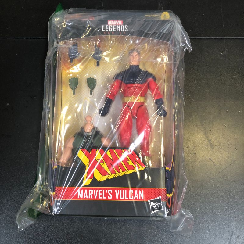 Photo 1 of Marvel Legends Series X-Men Vulcan Action Figure 6-inch Collectible Toy, 2 Accessories and 1 Build-A-Figure Part