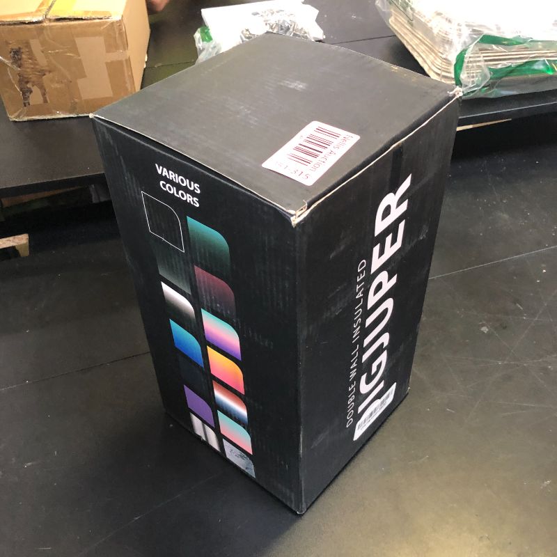 Photo 1 of 1 Gallon Water Bottle Stainless Steel - 128oz Insulated Flask Water Bottle with Sleeve Strap, Big Water Jug with Straw & Spout Lid, Gym Camping Gallon Water Bottle w/Paracord Handle, protective Boot