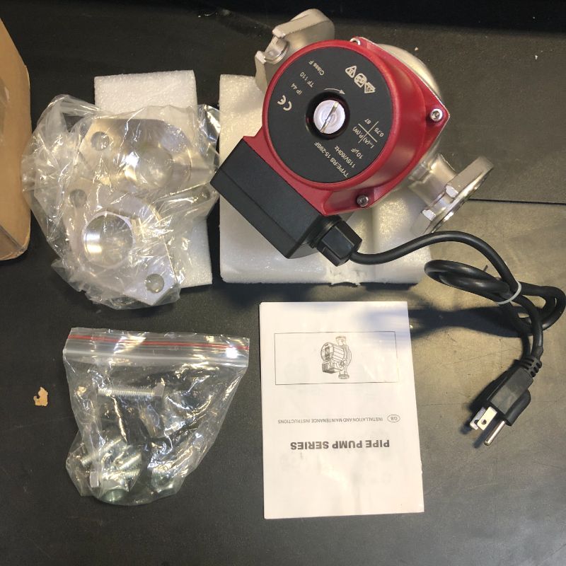 Photo 1 of Dewinston 59896771 1/12HP 115V Water Circulator Pump Single Phase Replacement Fit for Grundfos UP15-29SF Used for Radiant Heating, Hydronic Heating, Fan Coil Heating, Solar and Other System Types