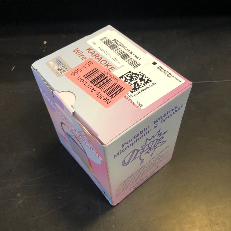 Photo 1 of ?2025 Newest? Mini Karaoke Machine for Kids Girls & Boys - Portable Bluetooth Speaker with 2 Wireless Microphones - Kids Birthday Gifts for Ages 4-10 - Kids' Instrument Accessories - Purple