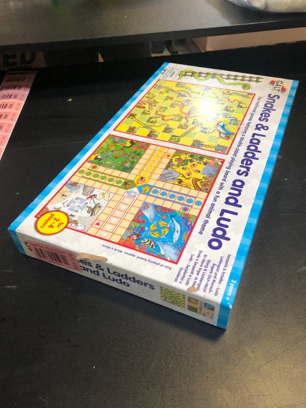 Photo 1 of Galt Toys, Snakes & Ladders and Ludo, Classic Family Board Game, Ages 3 Years Plus, 2-4 Players