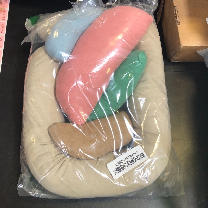 Photo 1 of Newborn Photography Props, Ultra-Soft Baby Donut Posing Pillows, Professional Baby Photo Props Set Fits 0-6 Months Baby,Pack of 6, Multicolor