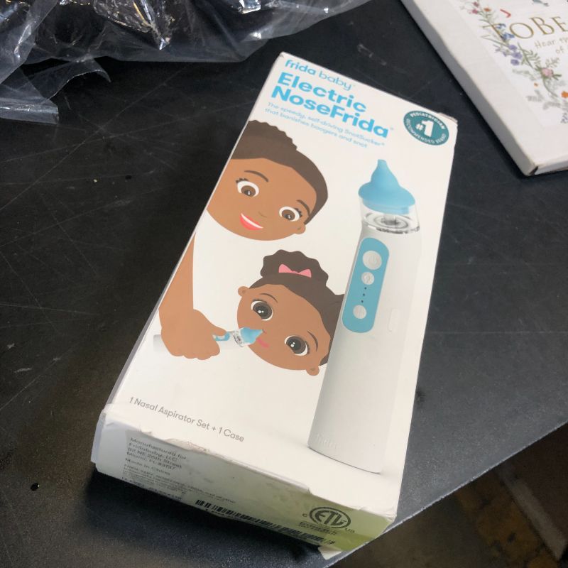 Photo 1 of Frida Baby Electric NoseFrida Nasal Aspirator for Baby, Nose Sucker for Baby & Toddler, Upgraded Nasal Aspirator for Congestion + Allergy Relief with 3 Suction Levels, 2 Silicone Tips, USB