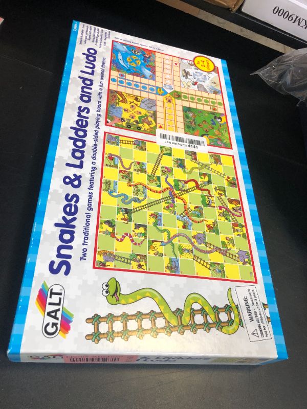 Photo 1 of Galt Toys, Snakes & Ladders and Ludo, Classic Family Board Game, Ages 3 Years Plus, 2-4 Players