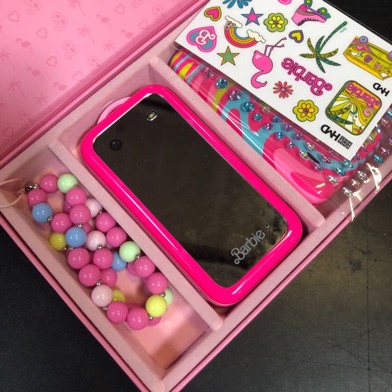Photo 1 of HMD Barbie | Flip | Unlocked | KaiOS | Compatible with All Carriers | Power Pink | US Version