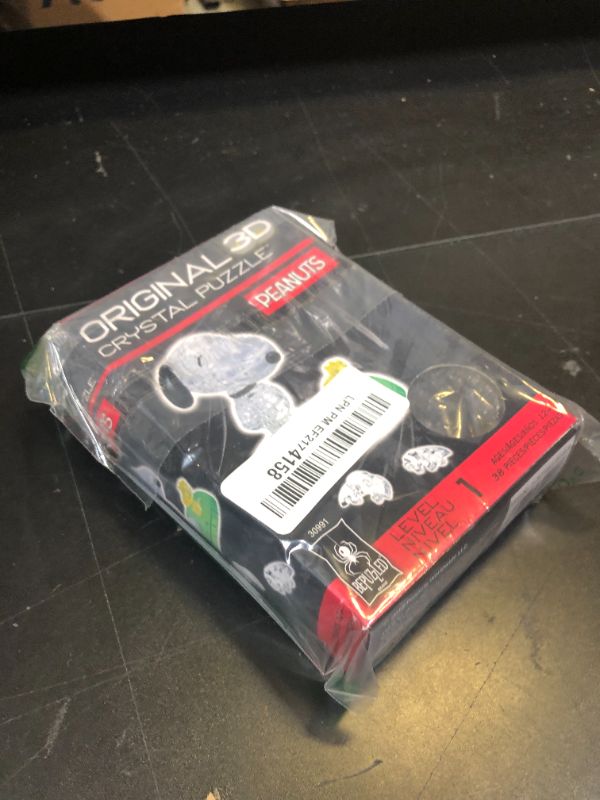 Photo 1 of BePuzzled | Peanuts Snoopy and Woodstock Original 3D Crystal Puzzle, Ages 12 and Up