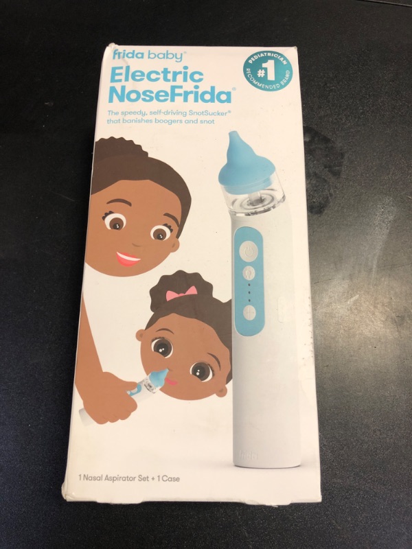 Photo 1 of Frida Baby Electric NoseFrida Nasal Aspirator for Baby, Nose Sucker for Baby & Toddler, Upgraded Nasal Aspirator for Congestion + Allergy Relief with 3 Suction Levels, 2 Silicone Tips, USB