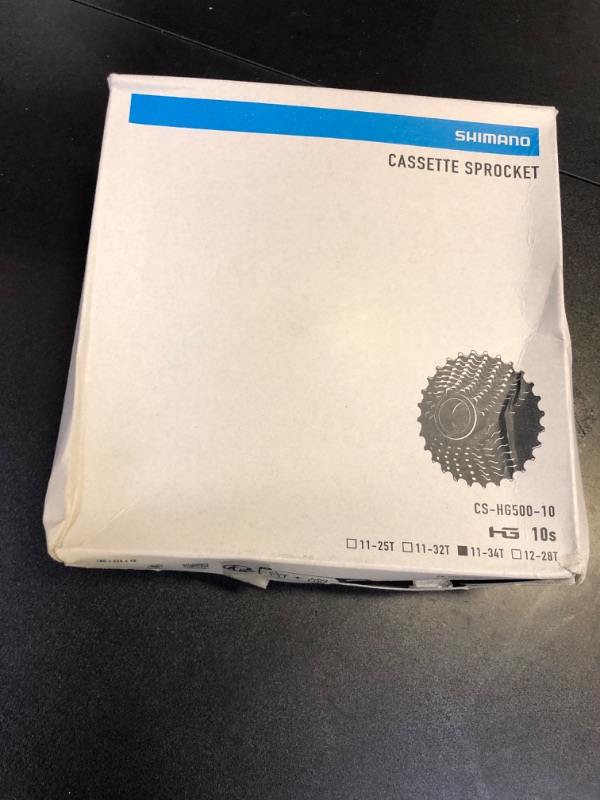 Photo 1 of SHIMANO 10V Cassette. CS-HG500-10 11-34