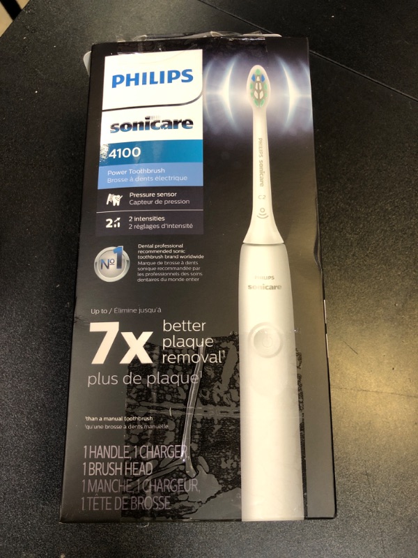 Photo 1 of Philips Sonicare ProtectiveClean 6100 Rechargeable Electric Toothbrush, with Pressure Sensor, 3 Cleaning Modes, SmarTimer and QuadPacer, 14-Day Battery Life, Travel Case, Navy Blue, Model HX6871/49