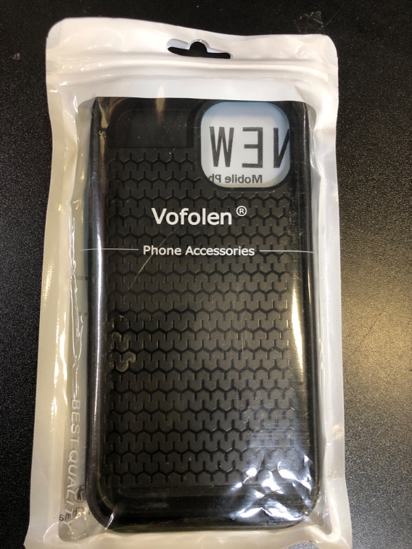 Photo 1 of Vofolen Case Compatible with iPhone 15 with Card Holder, Dual Layer Shockproof Wallet Phone Case Hidden Card Slot Sliding Protective Hard Shell Back Cover Slim Case for iPhone 15, 6.1 Inch Sky Blue