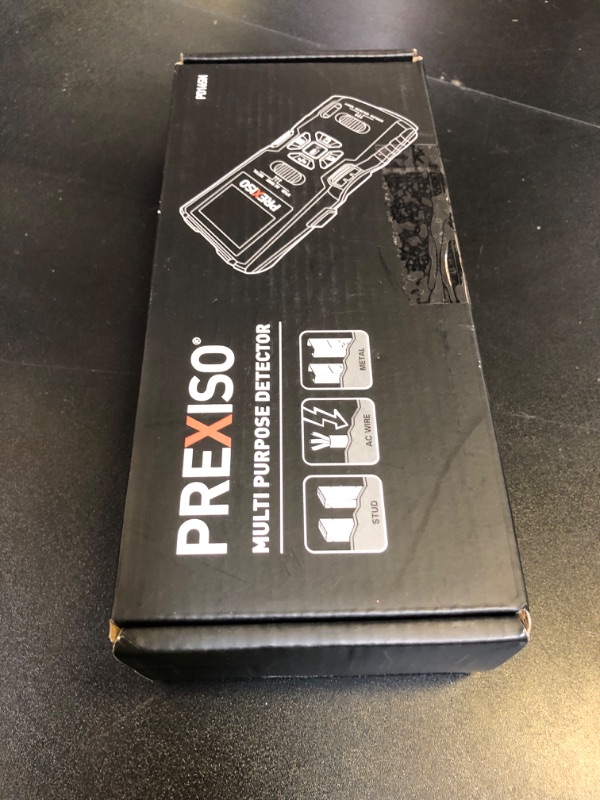 Photo 1 of PREXISO 5-in-1 Stud Finder with Laser Level Marking & Ultrasound Distance Measure - Wall Scanner Beam Finders for Dry Interior Walls, Metal Studs - Area, Volume, Addition | Wood, AC Wire Detector