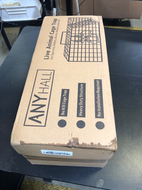Photo 1 of Anyhall Live Squirrel Trap Heavy Duty Humane Animal Cage Trap for Indoors and Outdoors