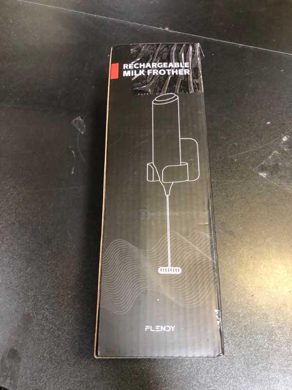 Photo 1 of Flendy Rechargeable Milk Frother Handheld, Coffee Frother Handheld with USB-C Charging Stand, Electric Drink Mixer Handheld, Mini Electric Whisk Frother for Coffee, Matcha, etc